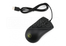 StaticTec ESD počítačová myš, USB, čierna